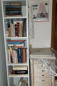Bookshelf and mini dresser