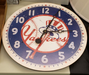 Yankees Clock